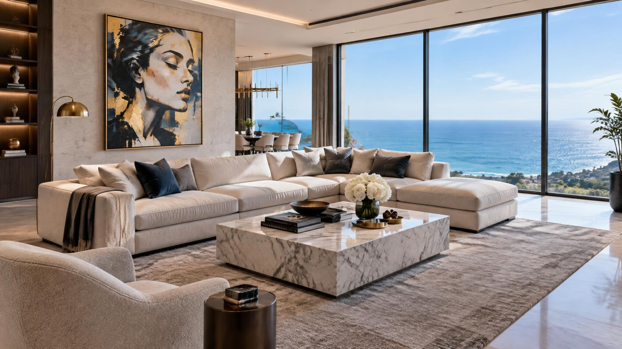celebrity living room interior