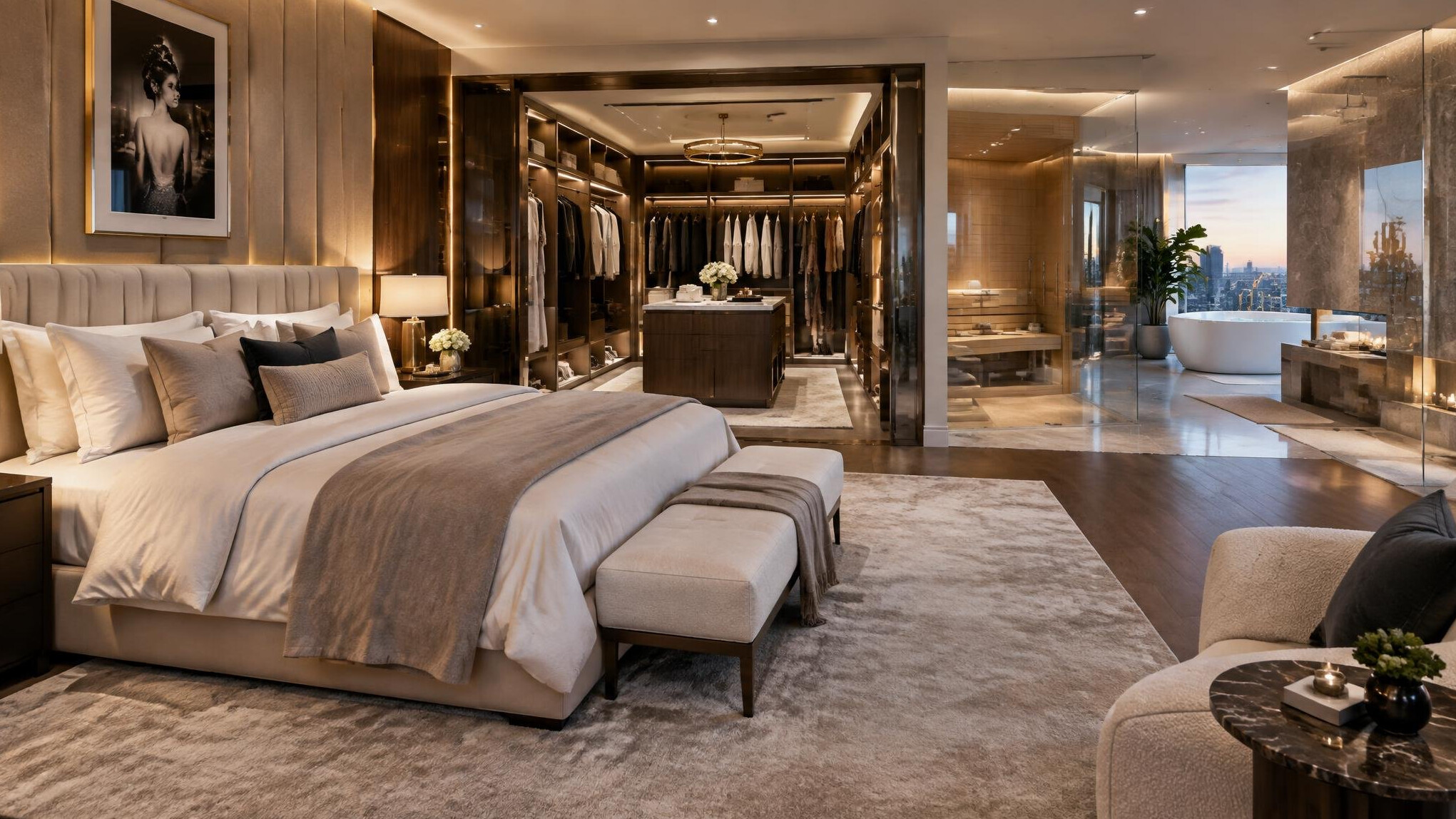 celebrity bedroom suite